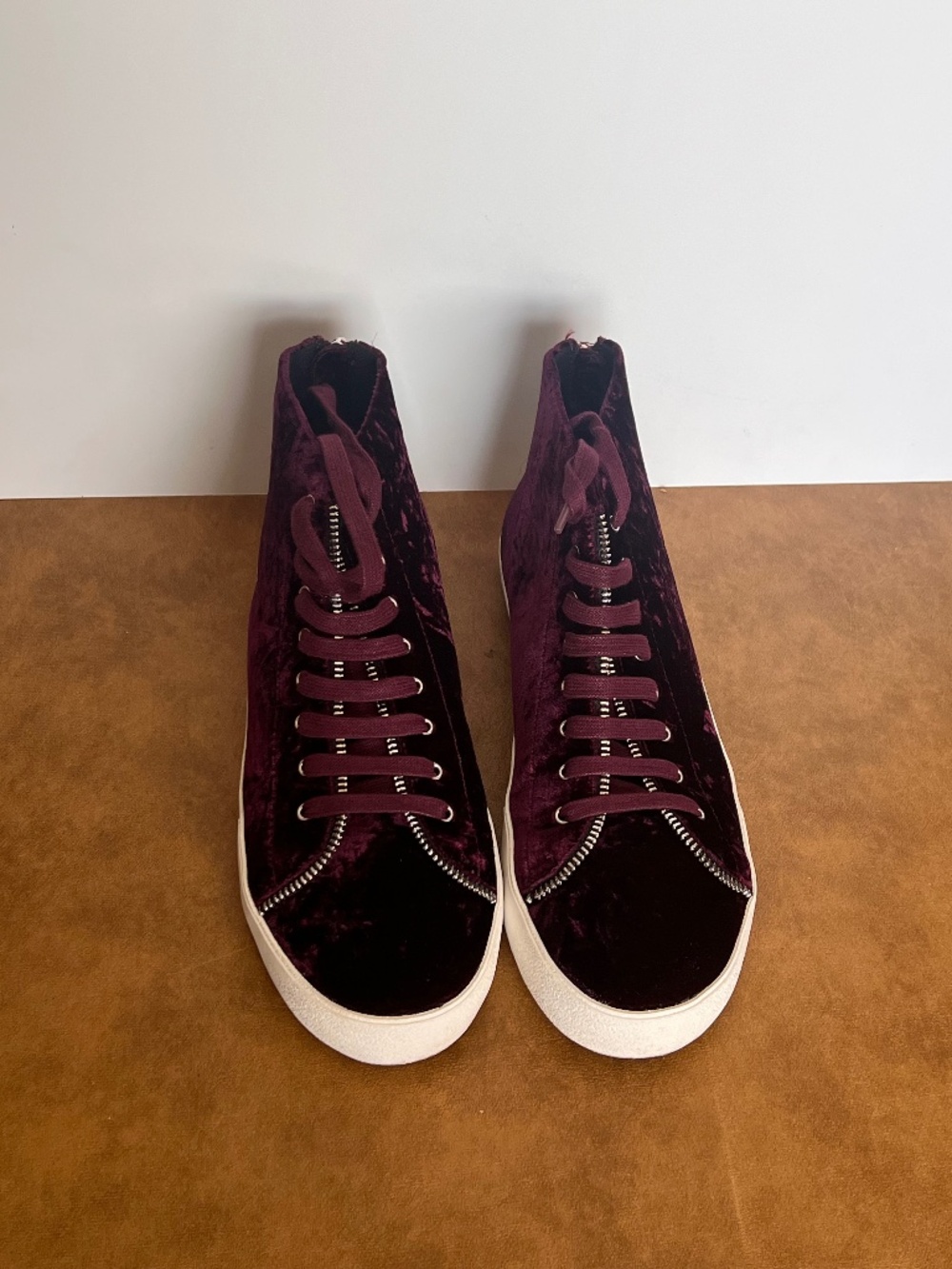 Rebecca Minkoff Zaina Crushed Velvet Sneakers